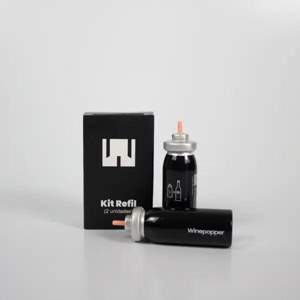 Kit Saca Rolhas Pneumático a Gás Winepopper Clássico - Cazehn