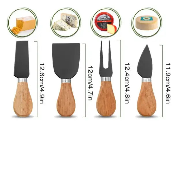 Tabua com Utensílios para Frios com Presente (+Aerador para Vinhos) Estrasburgo - Cazehn