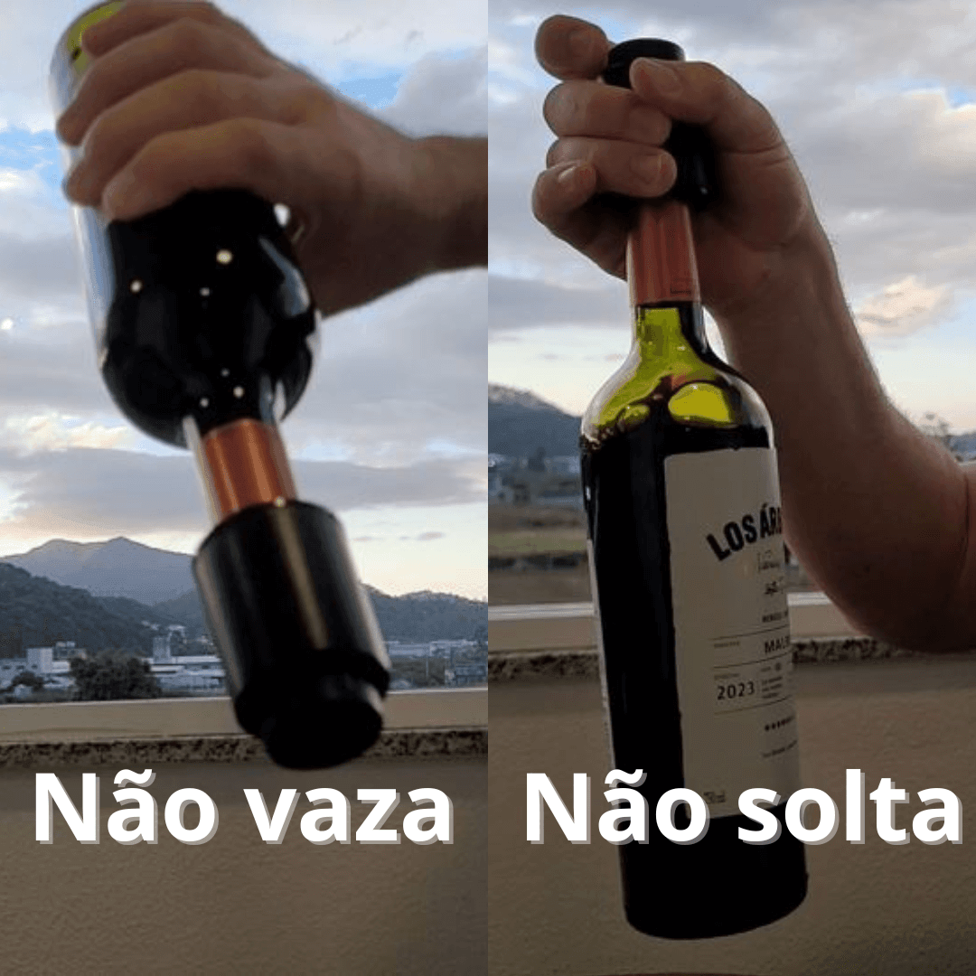 Rolha Vácuo Dijon para Vinhos - Cazehn - Cazehn