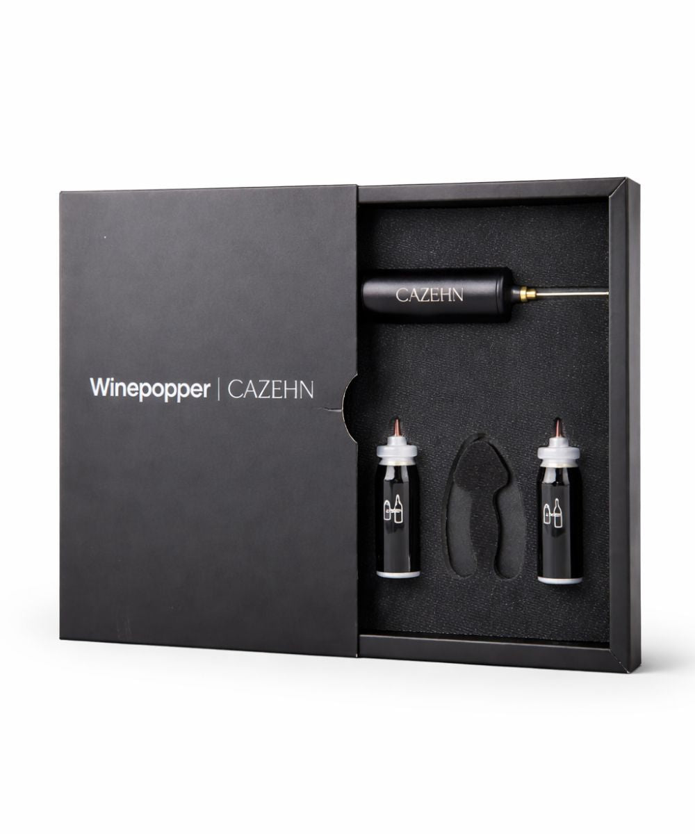 Kit Saca Rolhas Pneumático a Gás Winepopper Clássico - Cazehn