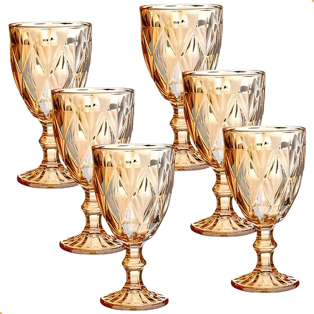 Jogo 6 Taças Diamante - Cazehn