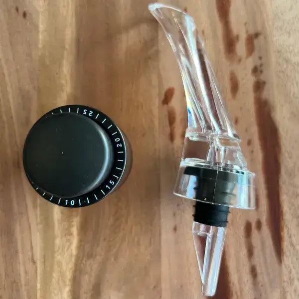 Kit - Aerador para vinhos e Rolha a Vácuo