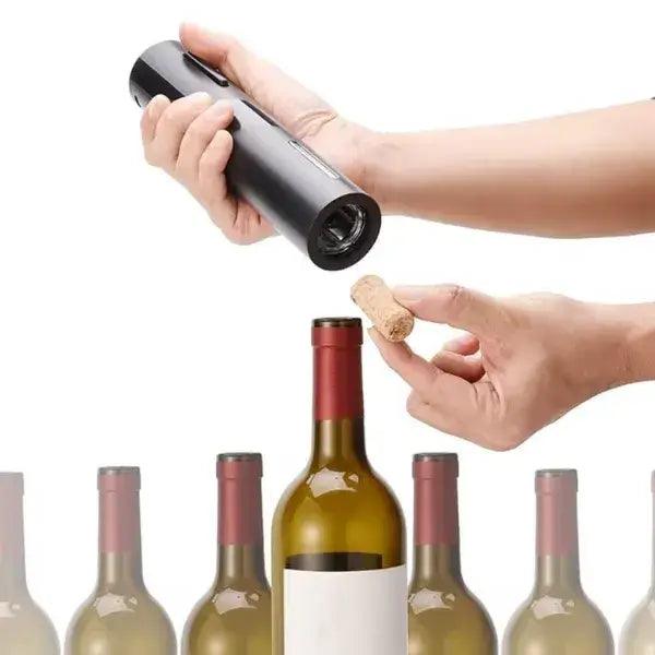 Kit Abridor de vinhos Elétrico com Carregamento por USB - Cazehn