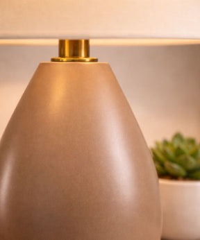 Abajur Luminaria de Ceramica Porcelana Bivolt Cupula para Decoração Quarto 4