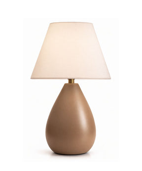 Abajur Luminaria de Ceramica Porcelana Bivolt Cupula para Decoração Quarto 1