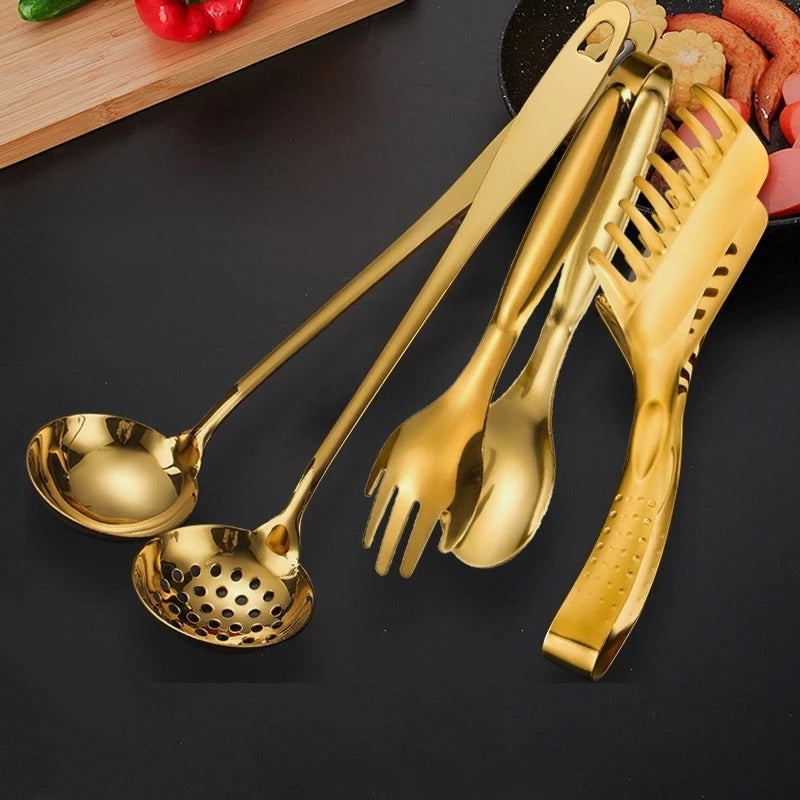 Kit Gold para Cozinha 4 Peças - Cazehn