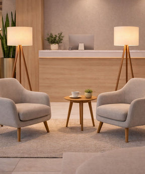 Luminária Abajur de chão tripé decorativa 11