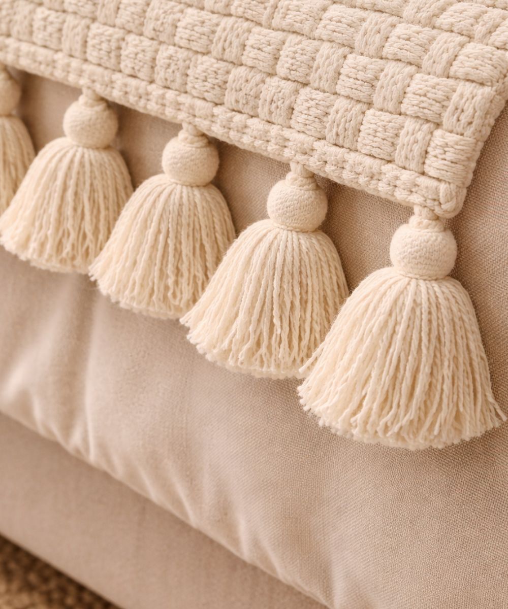 Peseira de Cama Algodão 0,70x2,20 para Casal 3