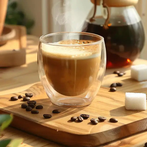 Jogo Xícara De Café Duplo Isolamento Térmico - Cazehn