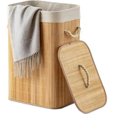 Cesto de Roupa Bambu Organizador   - Cazehn