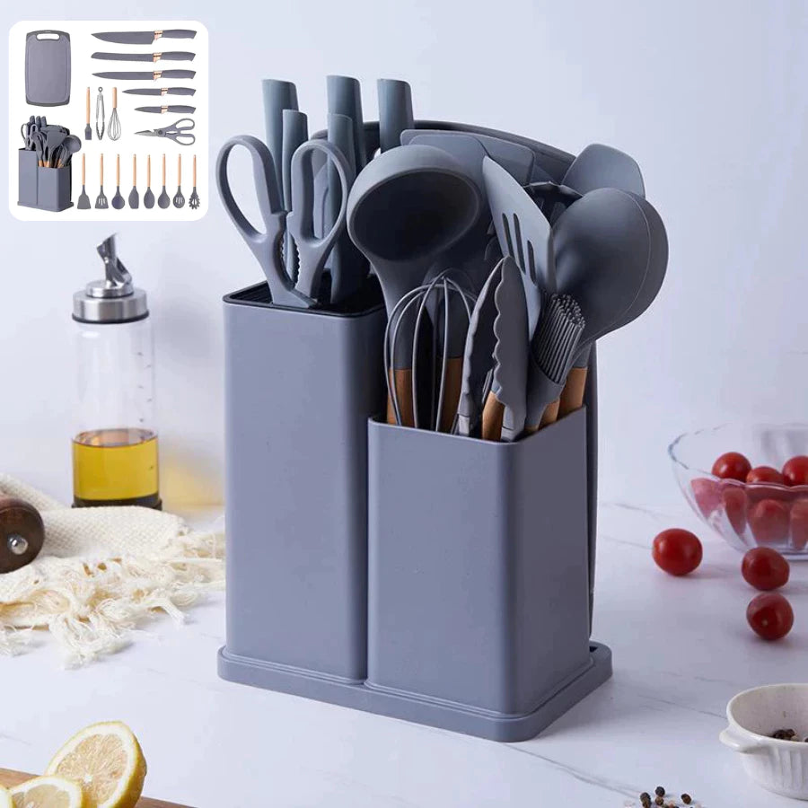 Kit Utensilio Silicone home  -Cazehn