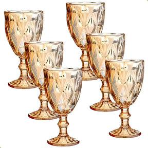 Jogo 6 Taças Diamante  - Cazehn